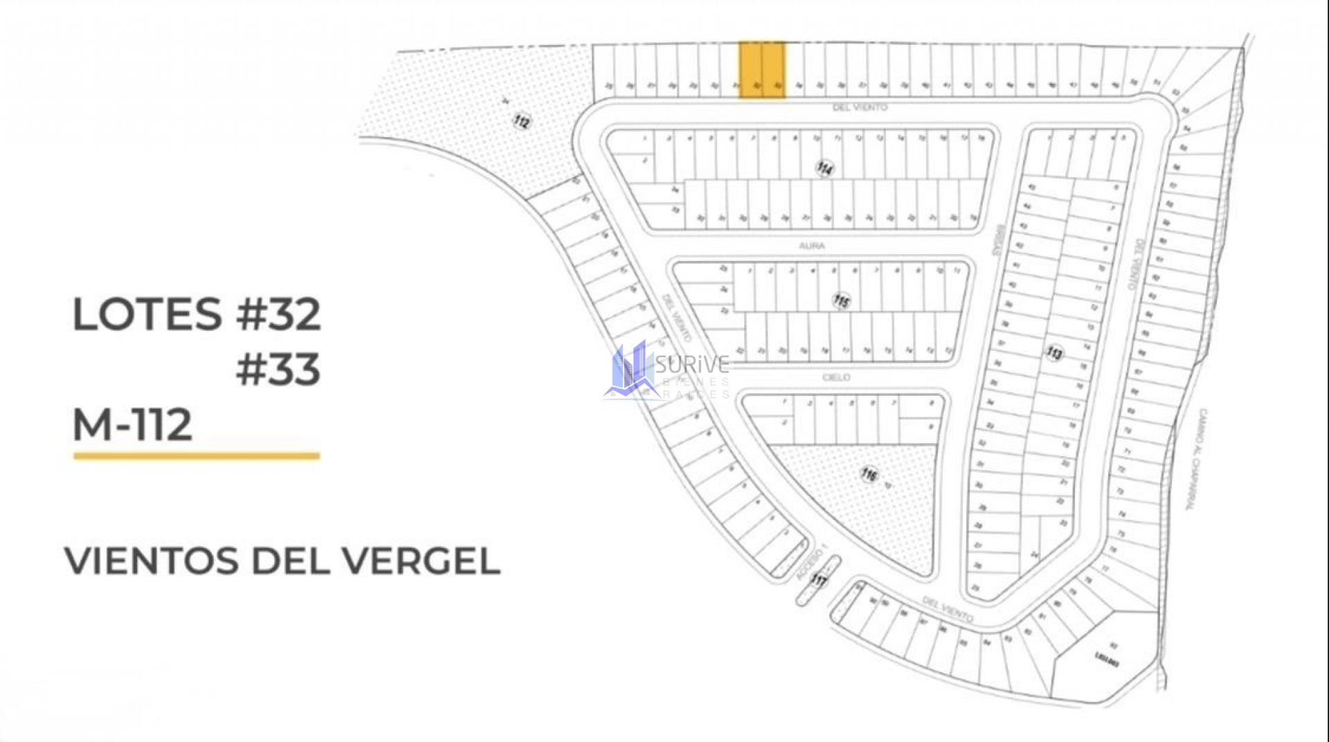 TERRENO EN VENTA EN VIENTOS DEL VERGEL