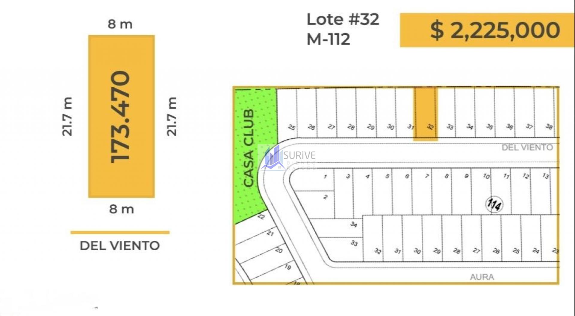 TERRENO EN VENTA EN VIENTOS DEL VERGEL